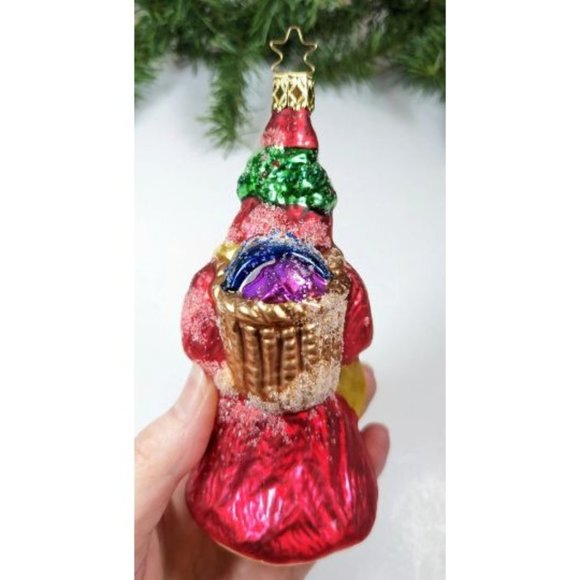 Inge Glas 'Santa's Woodland Travels' Retired Old World Christmas Ornament - Picture 4 of 6